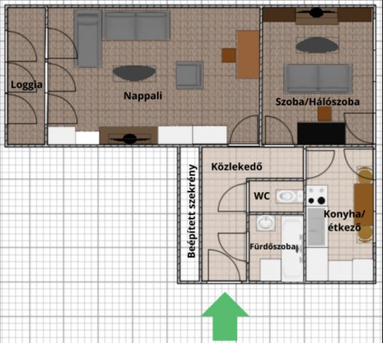 Eladó téglalakás, Budapesten, XXII. kerületben 69.5 M Ft