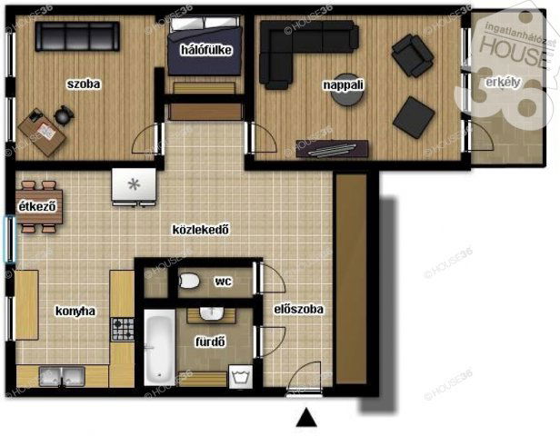 Eladó panellakás, Kecskeméten 48 M Ft, 3 szobás