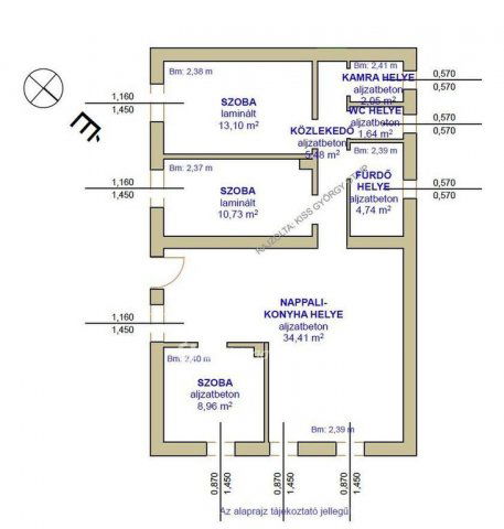 Eladó családi ház, Poroszlón 20 M Ft, 1+2 szobás