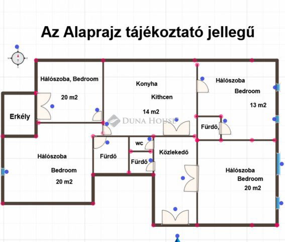 Eladó téglalakás, Budapesten, XIII. kerületben 165 M Ft