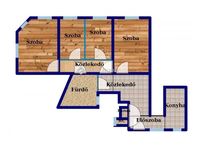 Eladó téglalakás, Budapesten, IX. kerületben 94.9 M Ft, 4 szobás