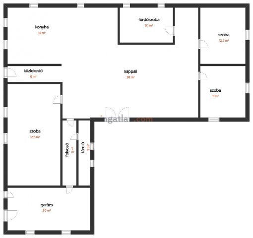 Eladó családi ház, Csabrendeken 96 M Ft, 3 szobás