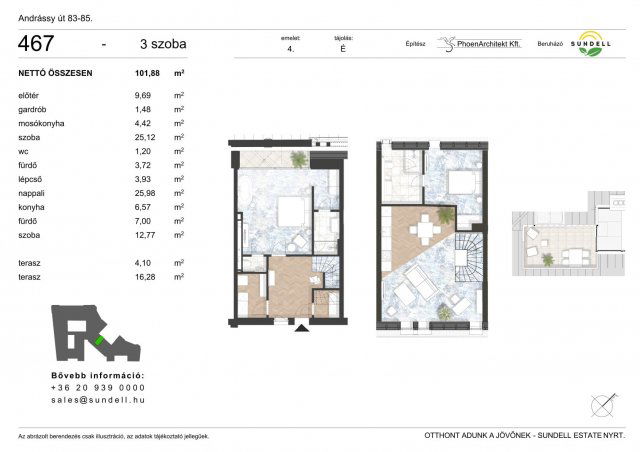 Eladó téglalakás, Budapesten, VI. kerületben, Andrássy úton