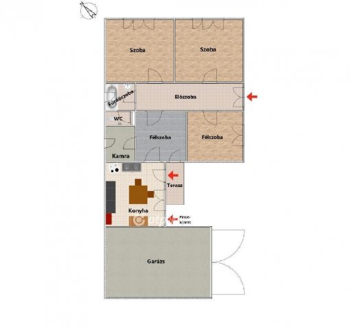 Eladó családi ház, Aldebrőn 26 M Ft, 2+2 szobás