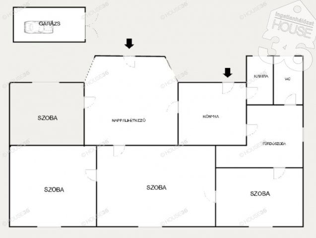 Eladó családi ház, Csongrádon 45 M Ft, 4 szobás