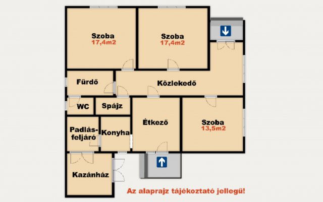 Eladó családi ház, Kunbaján 14.99 M Ft, 3 szobás