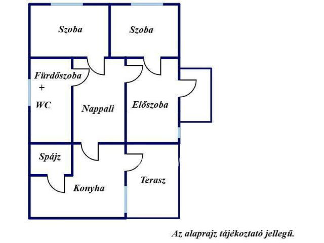 Eladó családi ház, Nyírgyulajon 37.5 M Ft, 2 szobás