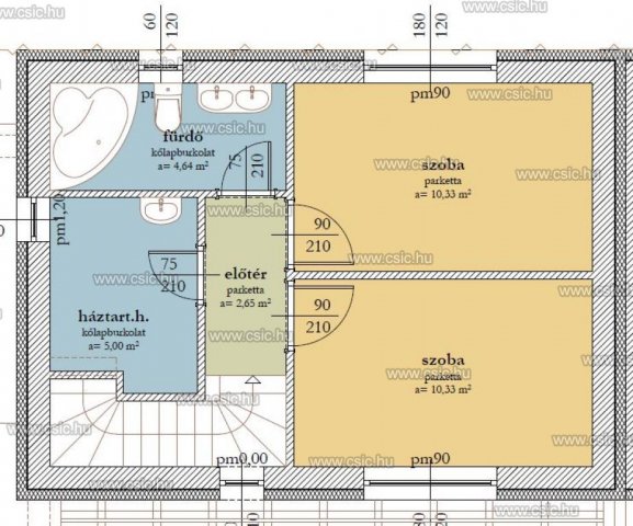 Eladó ikerház, Tahitótfalun 109 M Ft, 4 szobás