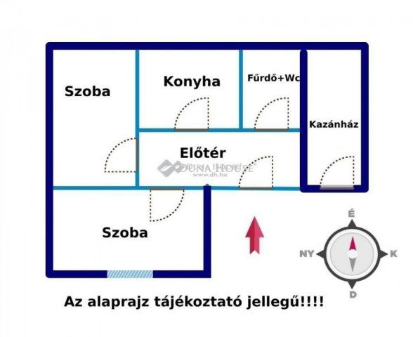 Eladó családi ház, Dunaharasztin 50 M Ft, 2 szobás