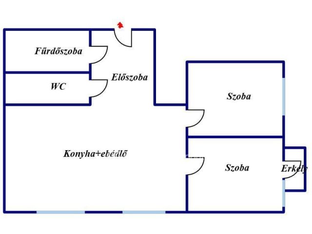 Eladó panellakás, Nyíregyházán 37.8 M Ft, 2 szobás