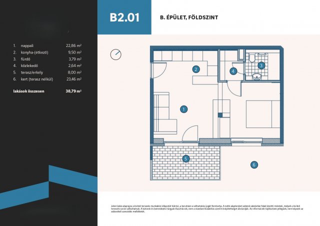 Eladó téglalakás, Vámosszabadin 43.25 M Ft, 1 szobás