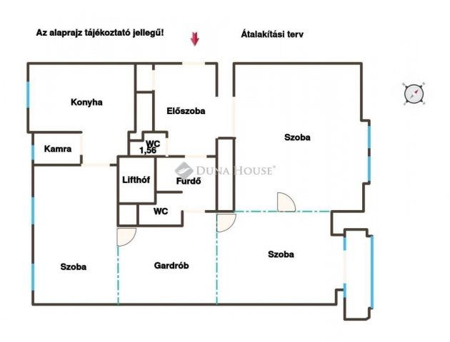 Eladó téglalakás, Budapesten, VI. kerületben 135 M Ft, 4 szobás