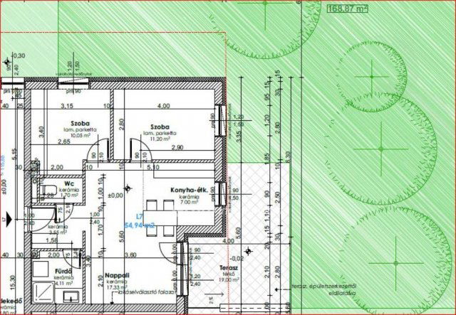 Eladó téglalakás, Győrött 54.99 M Ft, 3 szobás