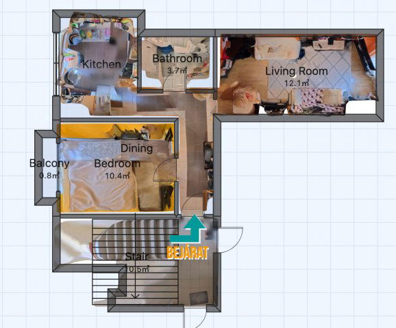 Eladó téglalakás, Tökölön 51.5 M Ft, 2 szobás