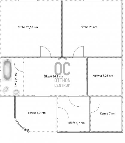 Eladó családi ház, Sárszentlőrincen 19.9 M Ft, 2 szobás