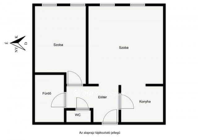 Eladó téglalakás, Nyíregyházán 52.9 M Ft, 2 szobás