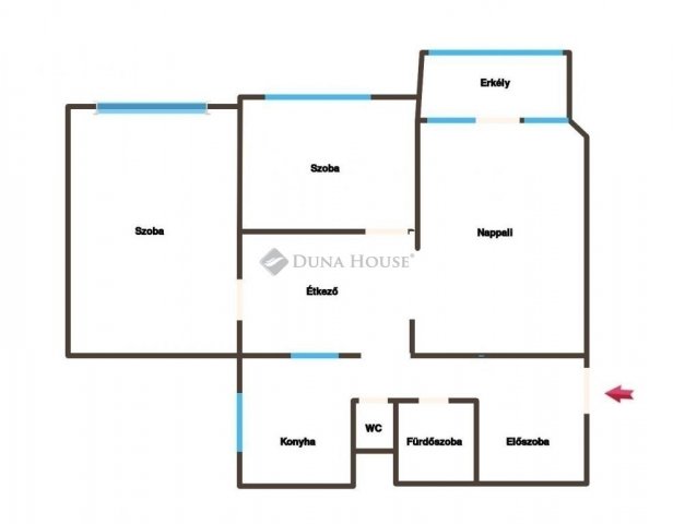 Eladó panellakás, Budapesten, IV. kerületben 89.5 M Ft, 3 szobás