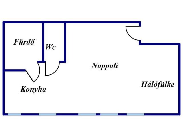Eladó téglalakás, Lajosmizsén 30.5 M Ft, 1 szobás