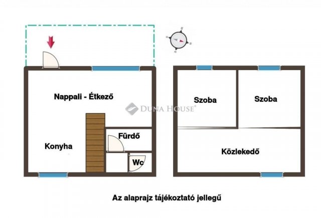 Eladó családi ház, Tiszaugon 19.9 M Ft, 1+2 szobás