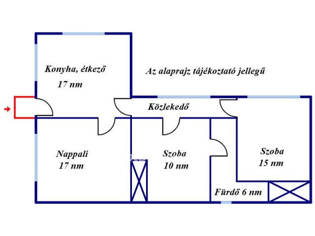 Eladó családi ház, Jászdózsán 27.9 M Ft, 2+1 szobás