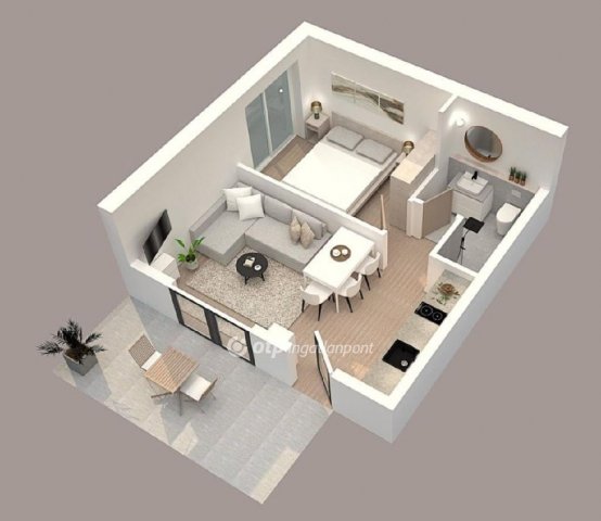 Eladó téglalakás, Nagykanizsán 33 M Ft, 1+1 szobás