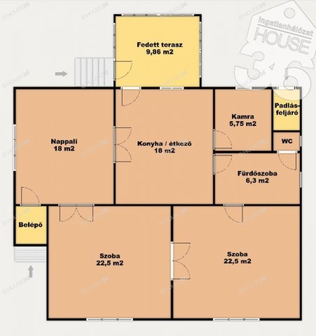 Eladó családi ház, Kiskőrösön 28.2 M Ft, 3 szobás