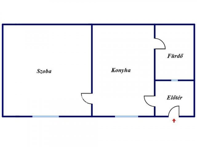 Eladó sorház, Miskolcon 22 M Ft, 1 szobás / költözzbe.hu