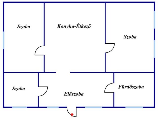 Eladó családi ház, Makón 25 M Ft, 3 szobás