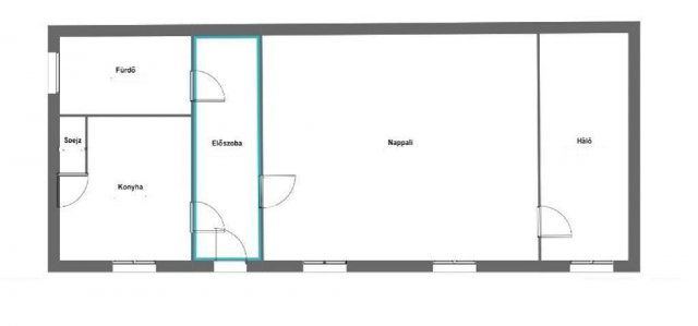 Eladó téglalakás, Budapesten, I. kerületben 67 M Ft, 2 szobás