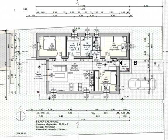 Eladó családi ház, Kiskunlacházán 87.7 M Ft, 4 szobás