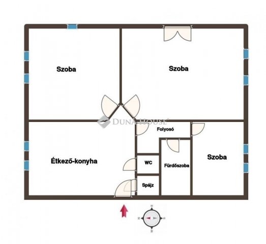Eladó téglalakás, Debrecenben 85.9 M Ft, 3 szobás