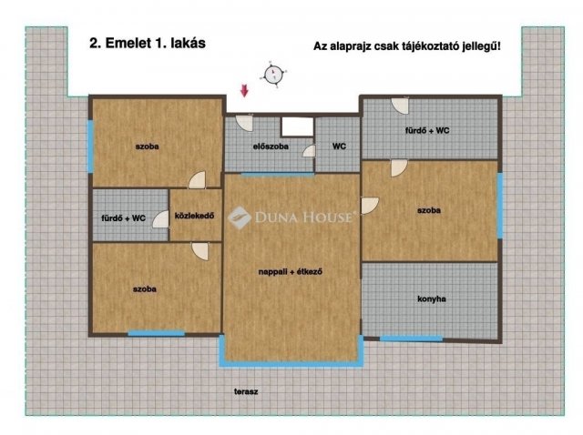 Eladó téglalakás, Budapesten, II. kerületben 529 M Ft, 4 szobás