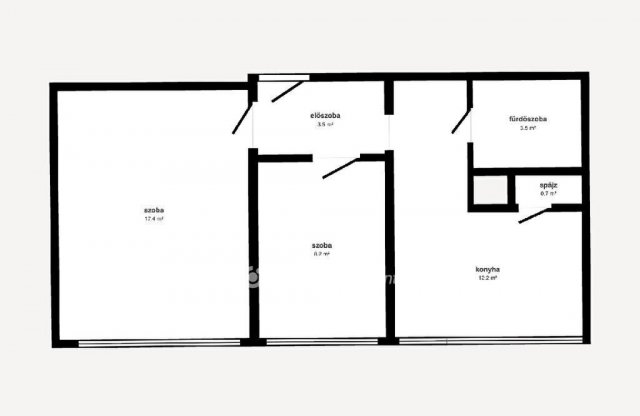 Eladó panellakás, Mátészalkán 33.5 M Ft, 1+1 szobás