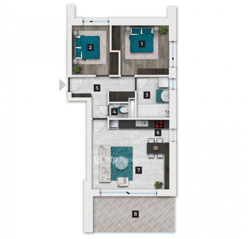 Eladó nyaraló, Balatonfűzfőn 129 M Ft, 3 szobás