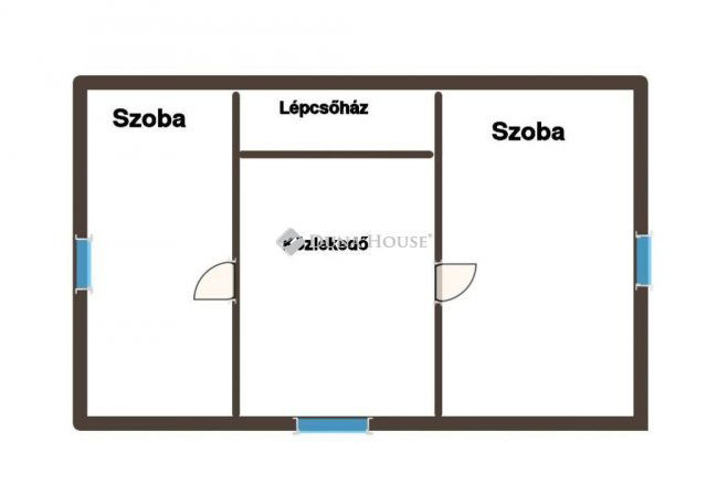 Eladó családi ház, Kiskunlacházán 74.5 M Ft, 5 szobás