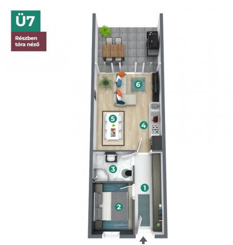 Eladó téglalakás, Balatonszemesen 78.9 M Ft, 1+1 szobás