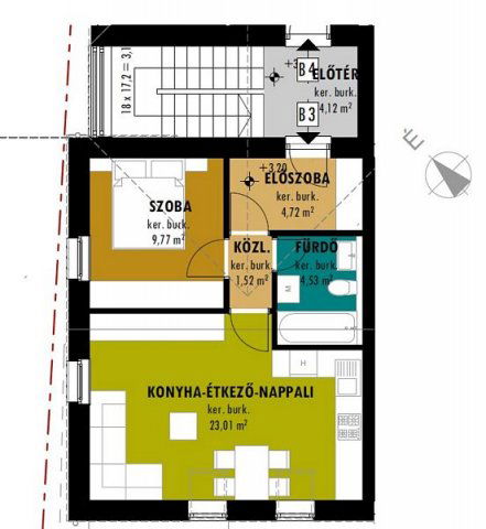 Kiadó téglalakás, albérlet, Érden 250 E Ft / hó, 2 szobás