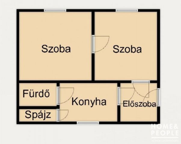 Eladó családi ház, Makón 40 M Ft, 2 szobás