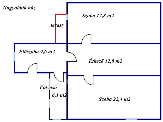 Eladó családi ház, Bükkábrányban 12.5 M Ft, 3+1 szobás