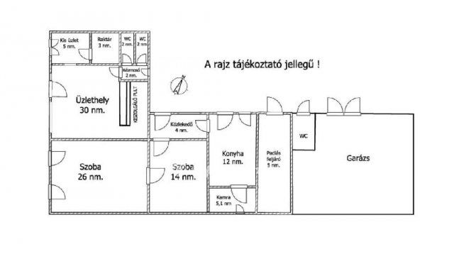 Eladó családi ház, Kaposváron 34 M Ft, 2 szobás