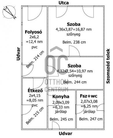 Eladó családi ház, Csanádpalotán 9.9 M Ft, 2 szobás