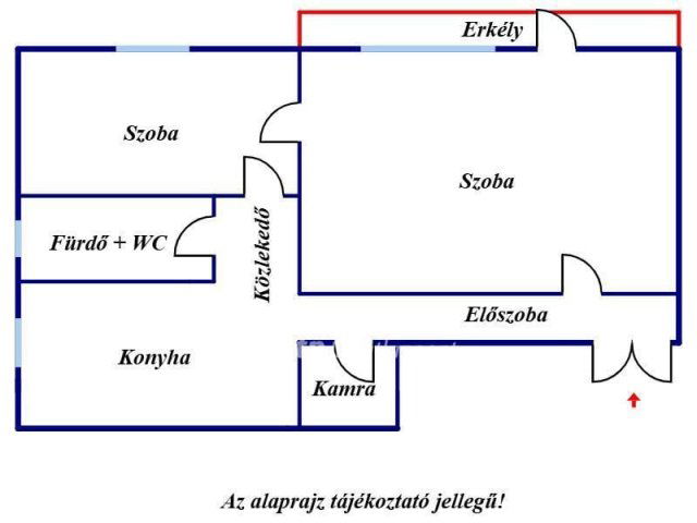 Eladó téglalakás, Kunszentmártonban 27.5 M Ft, 2 szobás