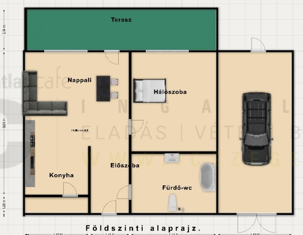 Eladó családi ház, Szegeden, Ásványhát utcában 95 M Ft