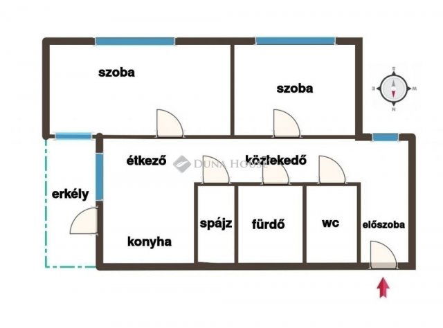 Eladó téglalakás, Kecskeméten 34.99 M Ft, 2 szobás