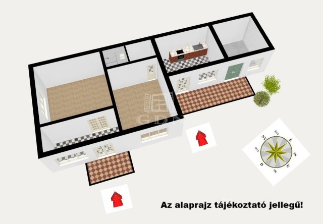 Eladó családi ház, Pilisen 35 M Ft, 2 szobás