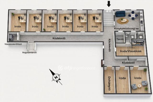 Eladó iroda, Budapesten, VI. kerületben 179 M Ft