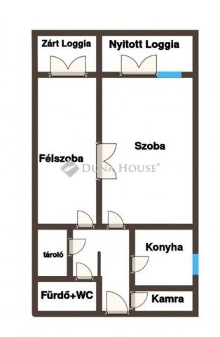 Eladó panellakás, Budapesten, III. kerületben 63.9 M Ft, 2 szobás