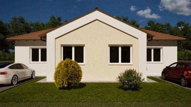 Eladó ikerház, Csörögön 99.9 M Ft, 4 szobás