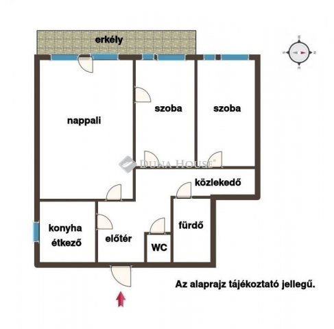 Eladó téglalakás, Budapesten, IV. kerületben 79.9 M Ft, 3 szobás