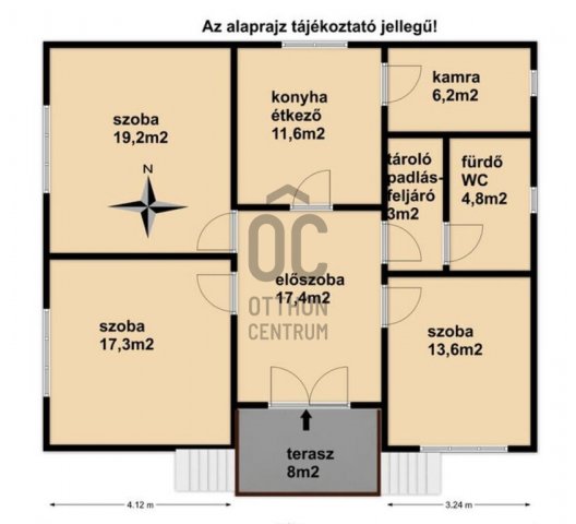 Eladó családi ház, Murakeresztúron 20.9 M Ft, 3 szobás